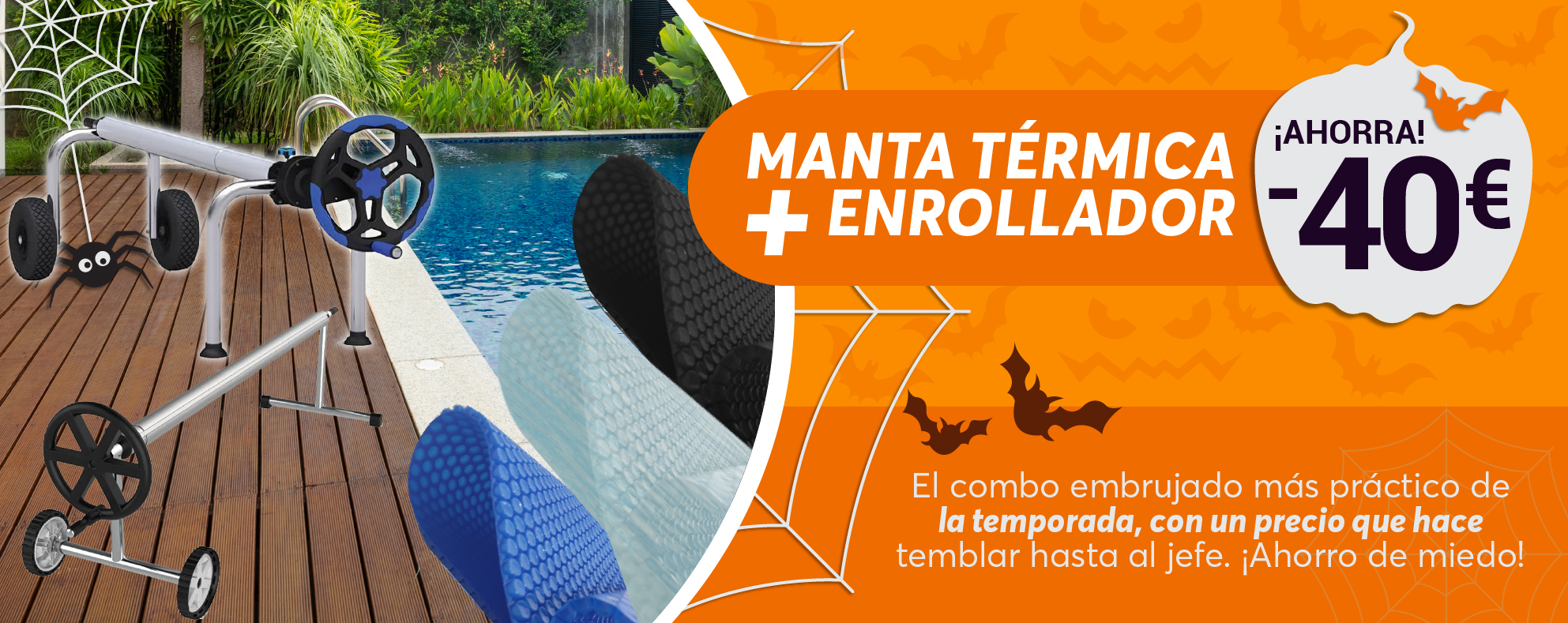 Enrollador + mantas